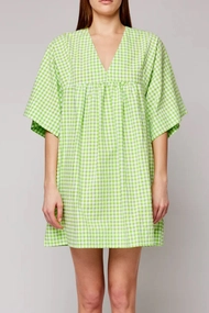 SUNDEK V-NECK DRESS