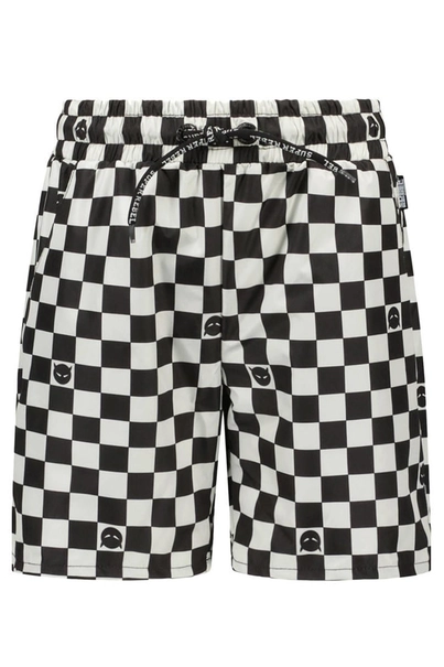 SUPERREBEL BAY ALL OVER PRINT SWIM PANTS