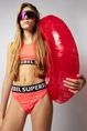 SUPERREBEL CARMEL TANKTOP BIKINI