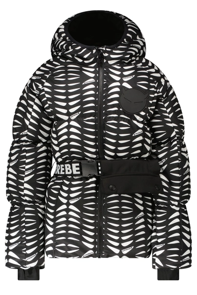 SUPERREBEL PUFF GIRLS FLEECE HOODED JACKET
