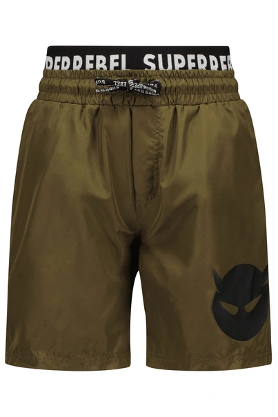 SUPERREBEL ROCKY PLAIN SWIM SHORT