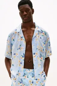 TOMMY HILFIGER BOWLING SHIRT PRINT