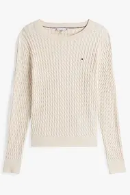 TOMMY HILFIGER CABLE C-NK LS SWEATSHIRT