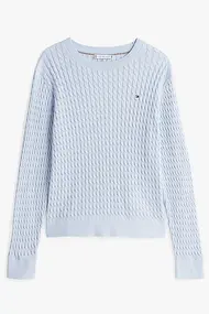TOMMY HILFIGER CABLE C-NK LS SWEATSHIRT