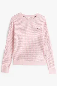 TOMMY HILFIGER CABLE C-NK LS SWEATSHIRT