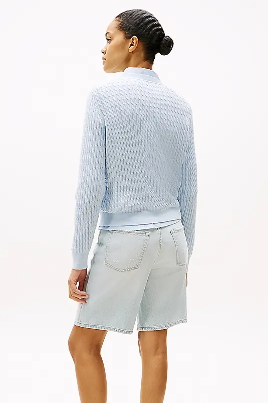 TOMMY HILFIGER CABLE C-NK LS SWEATSHIRT