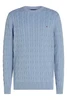TOMMY HILFIGER CLASSIC COTTON CABLE CREW NECK