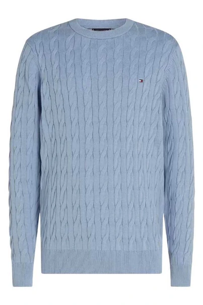 TOMMY HILFIGER CLASSIC COTTON CABLE CREW NECK