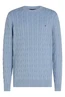 TOMMY HILFIGER CLASSIC COTTON CABLE CREW NECK