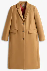 TOMMY HILFIGER CLASSIC SB WOOL REGULAR MAXI COAT