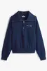 TOMMY HILFIGER CLASSIC SCRIPT FLEECE HALF-ZIP