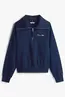 TOMMY HILFIGER CLASSIC SCRIPT FLEECE HALF-ZIP