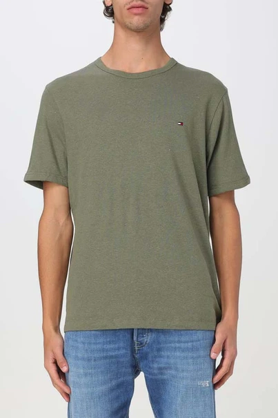 TOMMY HILFIGER COTTON LINEN TEE