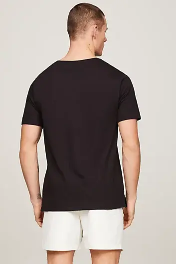 TOMMY HILFIGER CREW NECK SLUB TEE