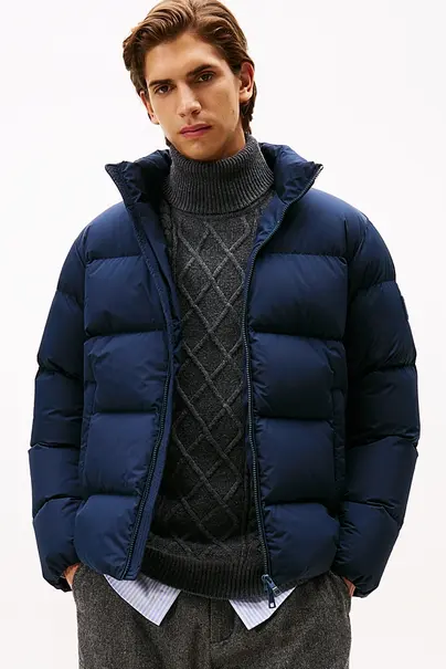 TOMMY HILFIGER DOWN STAND PUFFER JACKET