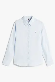 TOMMY HILFIGER ESS LINEN RELAXED SHIRT