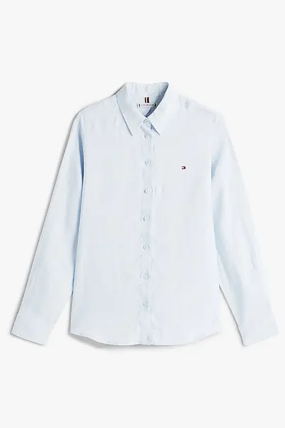 TOMMY HILFIGER ESS LINEN RELAXED SHIRT