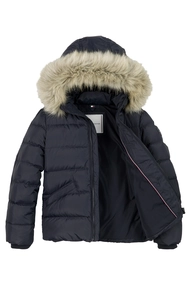 TOMMY HILFIGER ESSENTIAL DOWN FUR HOOD JACKET