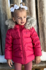 TOMMY HILFIGER ESSENTIAL DOWN FUR HOOD JACKET