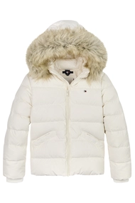 TOMMY HILFIGER ESSENTIAL DOWN FUR HOOD JACKET