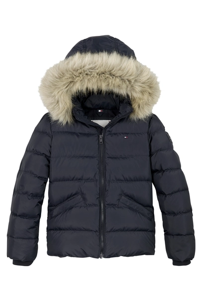 TOMMY HILFIGER ESSENTIAL DOWN FUR HOOD JACKET