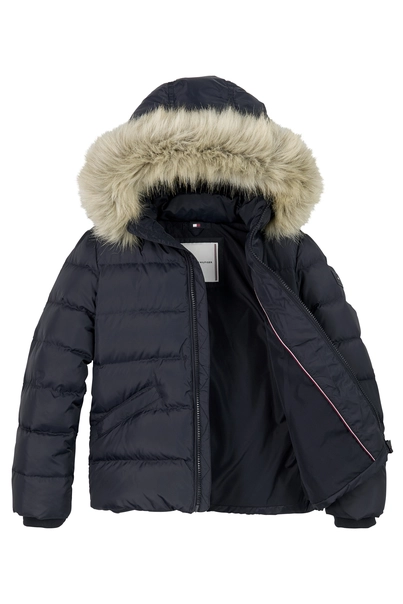 TOMMY HILFIGER ESSENTIAL DOWN FUR HOOD JACKET