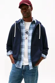 TOMMY HILFIGER ESSENTIAL FLEECE ZIP THROUGH