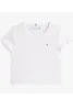 TOMMY HILFIGER ESSENTIAL RIB TOP SS
