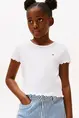 TOMMY HILFIGER ESSENTIAL RIB TOP SS