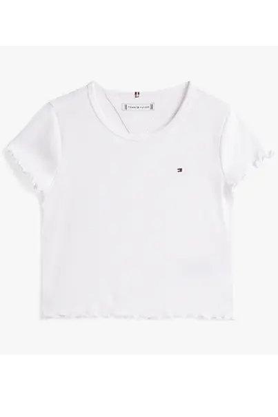 TOMMY HILFIGER ESSENTIAL RIB TOP SS
