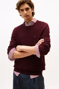 TOMMY HILFIGER ESSENTIAL STRUCTURE CREW NECK