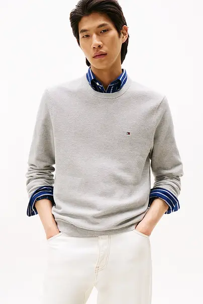 TOMMY HILFIGER ESSENTIAL STRUCTURE CREW NECK