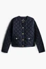 TOMMY HILFIGER G/BUTTON QUILTED REGULAR JACKET