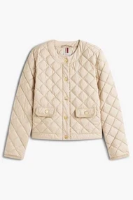 TOMMY HILFIGER G/BUTTON QUILTED REGULAR JACKET