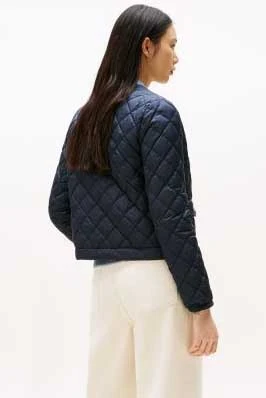 TOMMY HILFIGER G/BUTTON QUILTED REGULAR JACKET