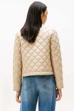 TOMMY HILFIGER G/BUTTON QUILTED REGULAR JACKET