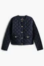 TOMMY HILFIGER G/BUTTON QUILTED REGULAR JACKET