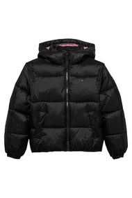 TOMMY HILFIGER HOODED SHINY PUFFER JACKET