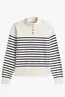 TOMMY HILFIGER JERSEY GOLD BTN MOCK-NK SWEATER