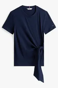 TOMMY HILFIGER KNOT BOAT-NK SS TEE