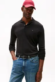 TOMMY HILFIGER L/S LIQUID COTTON REG POLO