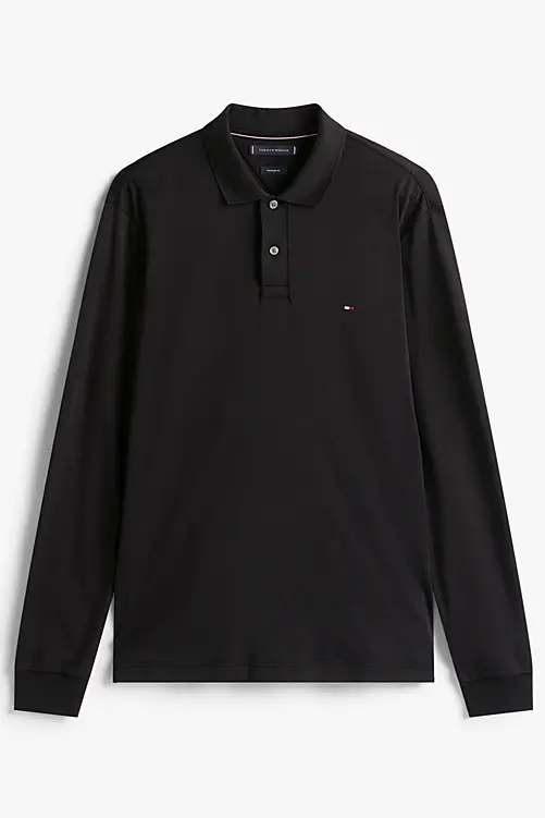 TOMMY HILFIGER L/S LIQUID COTTON REG POLO