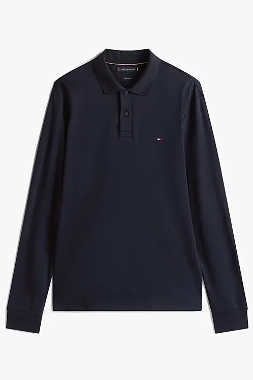 TOMMY HILFIGER L/S LIQUID COTTON REG POLO