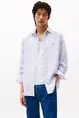 TOMMY HILFIGER LINEN ESSENTIAL STRIPE RF SHIRT