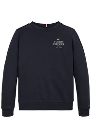 TOMMY HILFIGER LOGO PUFF EMRB REG SWEATSHIRT