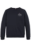 TOMMY HILFIGER LOGO PUFF EMRB REG SWEATSHIRT