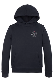 TOMMY HILFIGER LOGO PUFF PRINT REGULAR HOODIE