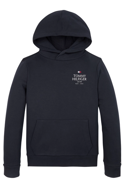 TOMMY HILFIGER LOGO PUFF PRINT REGULAR HOODIE