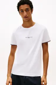 TOMMY HILFIGER LOGO TIPPED TEE