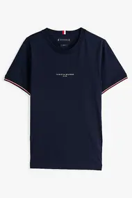 TOMMY HILFIGER LOGO TIPPED TEE